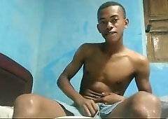 Black Mega Weenie Jism In His Own Facehole