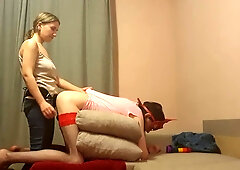 Female Domination Pegging Sissy