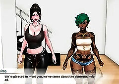 DIVINE HEEL ep.4 - Visual Novel Gameplay [HD]