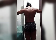 Come closer and feel your feel those ebony abs