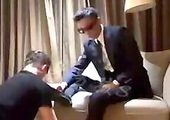 Heipinanhaicc - Fucked in suit, cums with slave