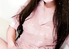 toying with water.chinese crossdresser pumping out,buttfuck getting off