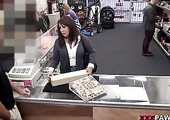 This wife indeed likes her spouse. Apparently this guy got locked up, and to bail him out that babe decided to sell his favorite card collection. Prob