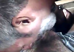 Love engulfing unshaved pecker!