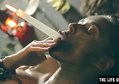 Angelic Emily J's candle wax sex