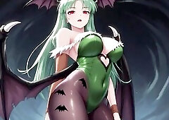 Fictional animation with a dream character and several comics-style presences in an environment inspired by the Wild West. The scene focuses on atmosp