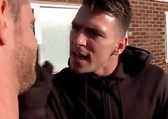 Men of UK - Muscled Landon Conrad blond rimming sex scene