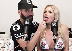 Huney Baked Titties Bangs Elo Podcast In The Centre Of Interview