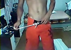 Asian chap webcam jerking