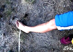 I desire u to piddle on my leg