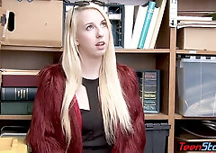 Rich Blonde Teen 18+ Thief Can Not Avoid The Punishment - Darcie Belle