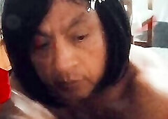 Macho negro me femeniza en motel de paso