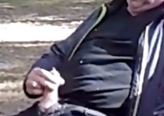 Fap and jizm in public