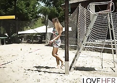 Feet Domina Natalie Grace Drilled Outdoors