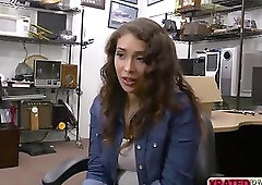 Shy babe Kitty Catherine fucked hard