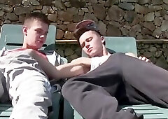 Summer afternoon by the pool