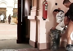 Fuck On Street featuring hussy's facial smut