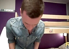 Fake Hostel - Stuck in a ladder starring the amazing Sybil getting a creampie