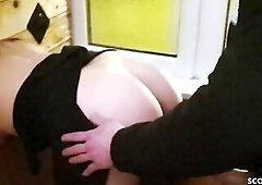 German Aged Julia Pink give a Toilette Bang for Stranger at Disco