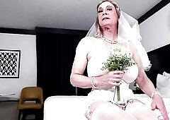 This chab always dreamed about giving up being a dude totally, and not merely that but being a crossdressing sissy bride in chastity. And on his &quot