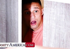 NaughtyAmerica: Hot mommy Madison Lust sexually pleases herself on a huge cock