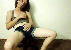 Red Pants and Jean Ass Shorts