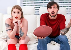 Amazingly hot inked angel Aria Kai fucked by a large dick