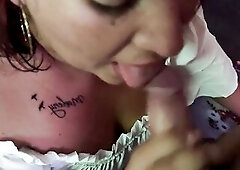 I pissed on my wife's mother after blowjob sex ❤️