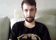 FrenchGUy stroking and cumming