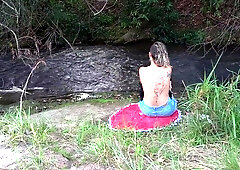 A encounter inbetween strangers at the creek finishes in sudden romp.