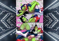 she hulk x spiderman