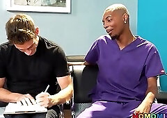 Dr. Knockout, Nurse Noah Pain work over Michael DelRay - Ear Pain turns into thorough Rectal Examina