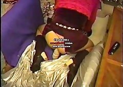 Huge dildo for a crossdresser homemade solo