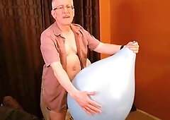 Mature, onanism, gay latex
