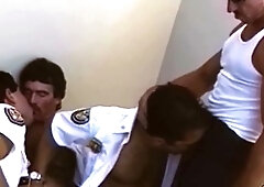 Middle-aged, bodybuilder fucked, each other