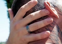 Men: Lazy Frot with Sun-Kissed Lovers