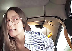 Most Beautiful Italian Chick Simps Over The Fake Cabbie Man