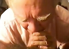 Grandpa Swallows The Cum
