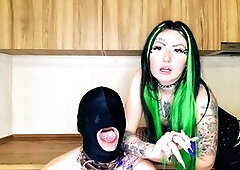 Female domination, smoked, smokes