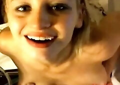 Blond babe likes double penetration