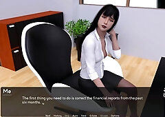 Pantyhoes Big Boss Fucking And Talking With His Employees In His Office Ep 4