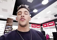 Muscle Chap Garret Screws A Breasty Baddie!