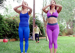 Alexis Fawx caught Jordi in the park and wanted to give him a lesson