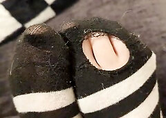 Showing my Trans Feet (FOOTFETISH)