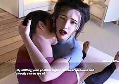 Housewife animation 3d, wife and stepmother cartoon, awam