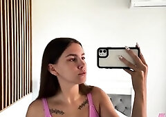 Neighbour Stop Looking at Me, Just Screw My Juicy Cunt and Cum on It