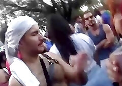 I went to a gay party and met a hot tasty shemale