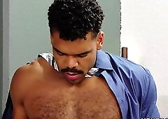 Brock fucks Elliot and Scotts juicy assholes