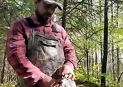 Redneck smoke, piss, and stroke