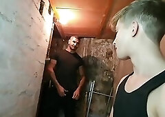 Blond twink fuck by arab